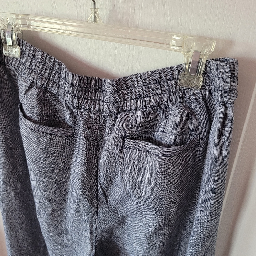 Caslon Women's  Casual Pants Size Medium Blue White - Picture 5 of 5